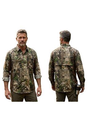 2 Field & Stream Men's Hunting Shirts Size XXL Lot Of Two Camo Outdoors